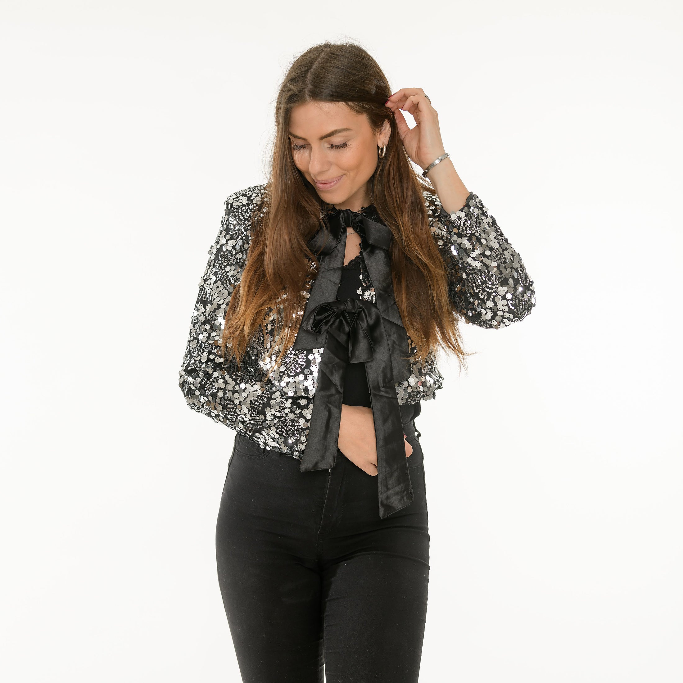 Bella Cardigan - Sølv