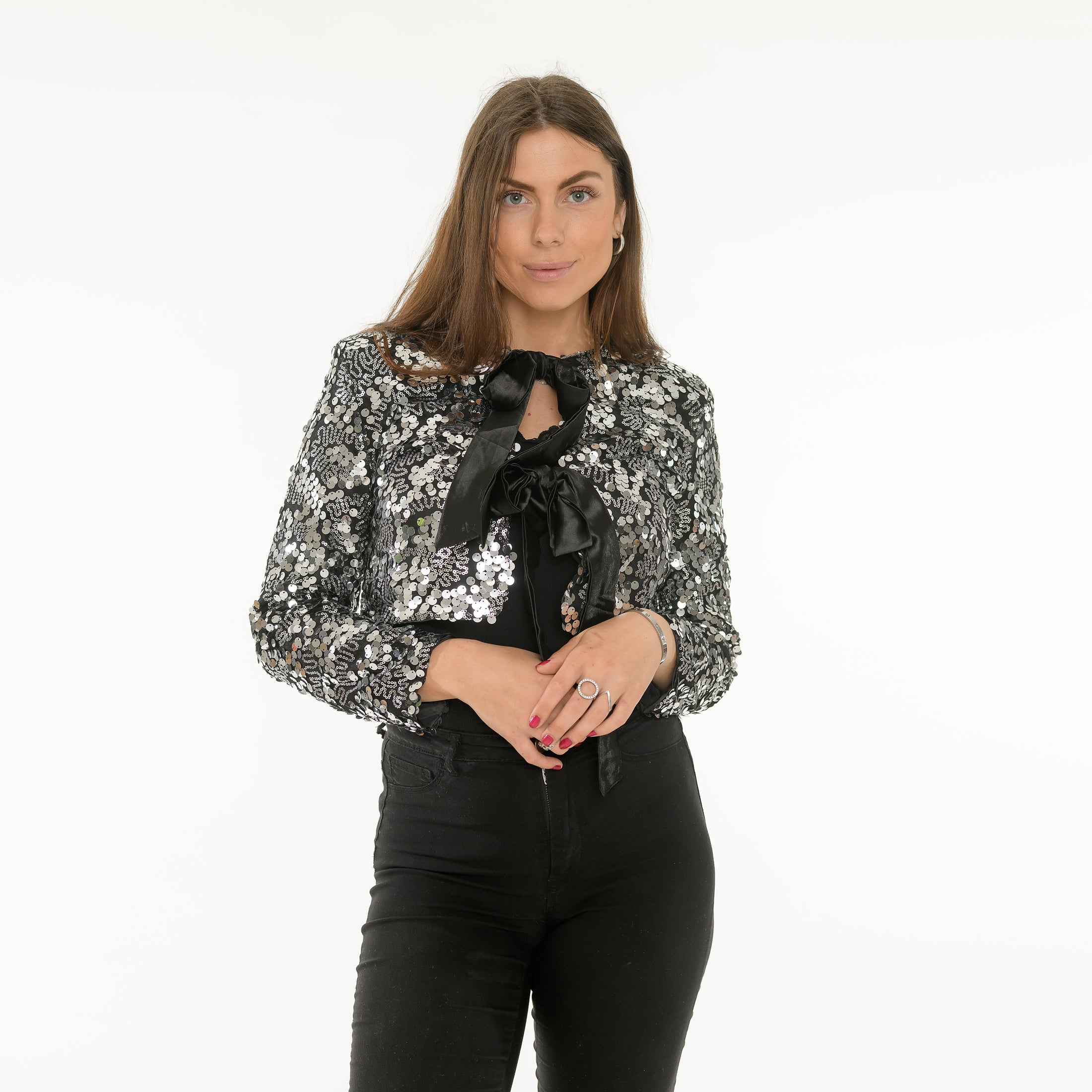 Bella Cardigan - Sølv