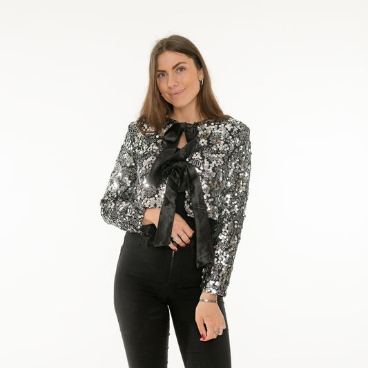 Bella Cardigan - Sølv