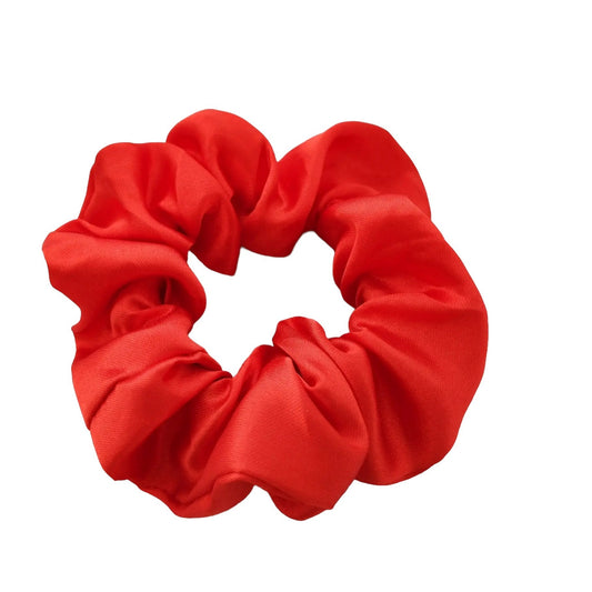 Linea Satin Scrunchie - Rød