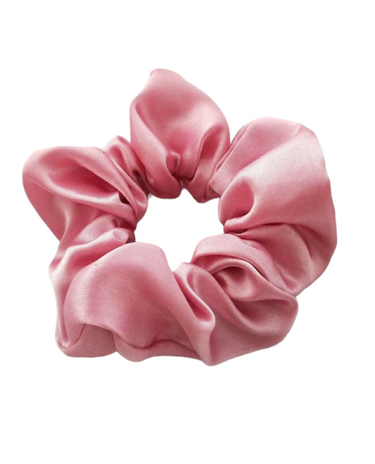 Linea Satin Scrunchie - Rosa