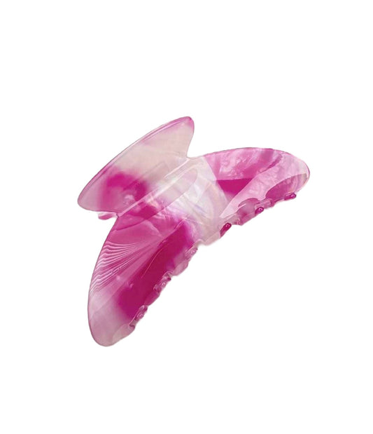 Sally Hårklemme - Pink marmor