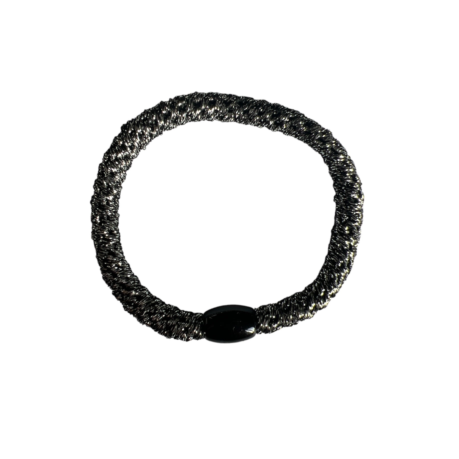 Anine Detangle Hårelastik -  Black glitter